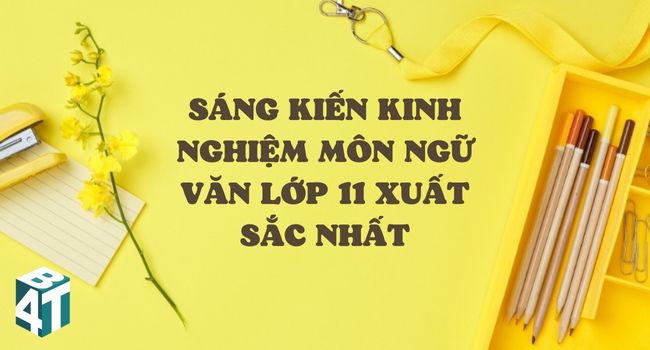 Sáng kiến kinh nghiệm môn ngữ văn lớp 11 xuất sắc nhất